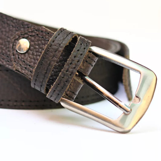 Black Leather Belt 1.25″ Width – Narrow & Slim Formal